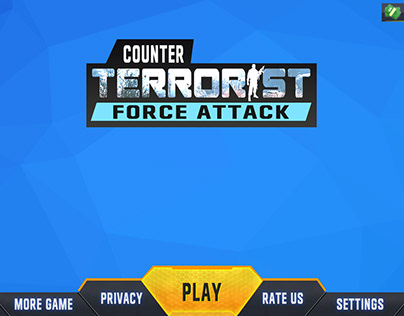 Counter Terrorist Force Attack Game Ui Design