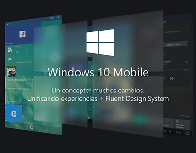 Concepto de Windows 10 Mobile: Unificando experiencias