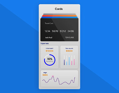 Payment Card UI/UX Design Concept
