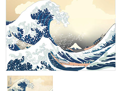 Hokusai Great Wave- Recreation