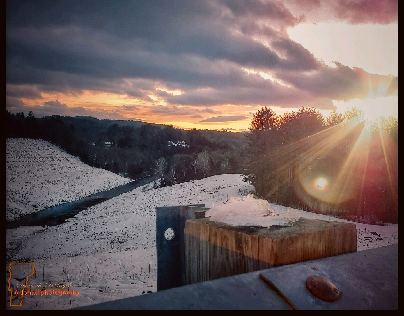 A Vermont Winter Sunset