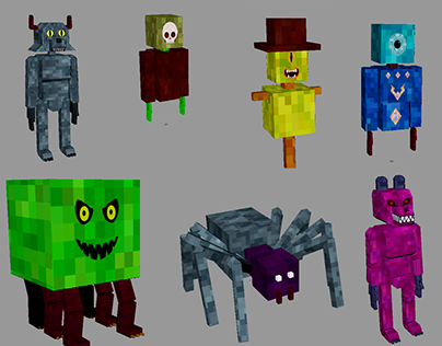 blocky characters