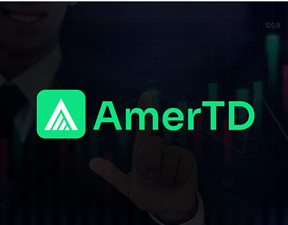 AmerTD logo | Stock Market Trading |Branding