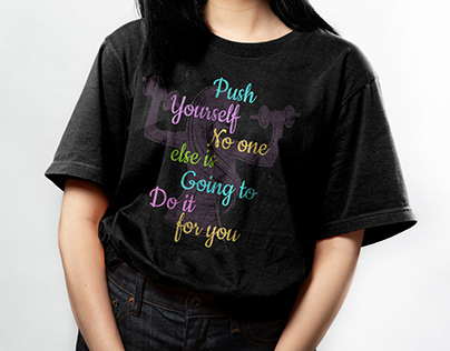 womens Typogrphy T-Shirt Design