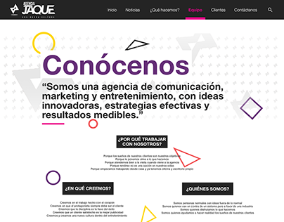 Website UI/UX - Agencia Jaque
