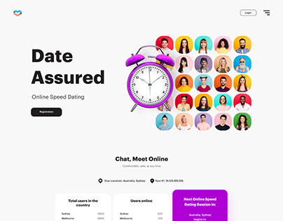 Dating website design