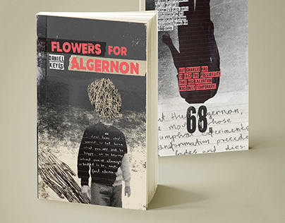 Book cover redesign: Flowers for Algernon