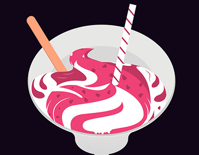 Ice Cream illustration for cutty ice cream lover