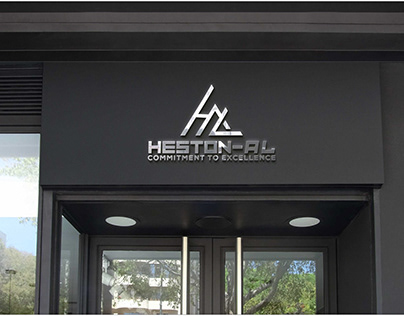HESTON AL logo design