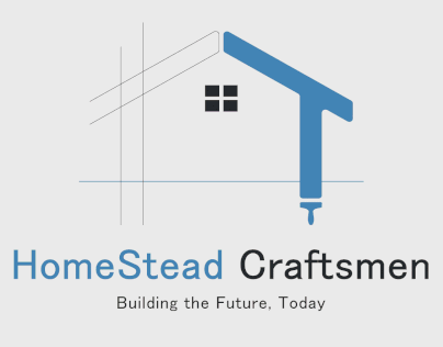 Real Estate Company HomeStead Craftsmen Brand Identity