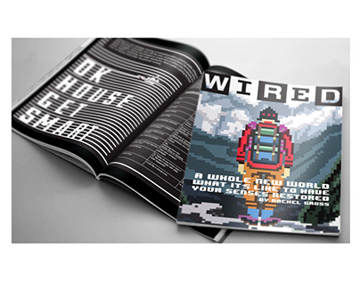 Wired magazine Mockup.