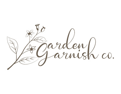 " Garden Garnish co" Logo For Freelancer contest