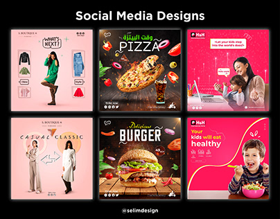 Social media posts designs