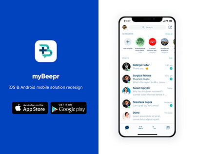 myBeepr App Redesign