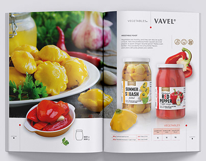 Food products catalog