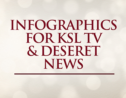 Infographics for KSL TV & Deseret News