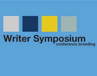 Writer Symposium- conference branding