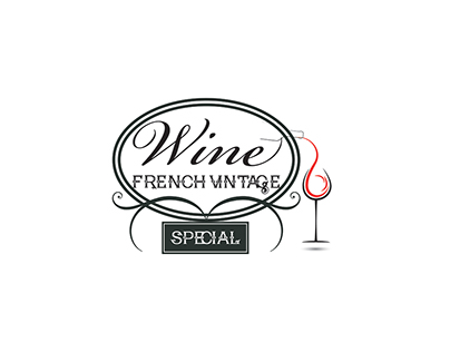 French wine logo