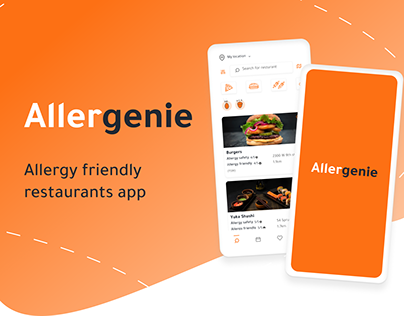 Allergy friendly restaurants app | UX UI
