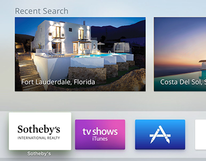 Sotheby's . AppleTV . UX/UI