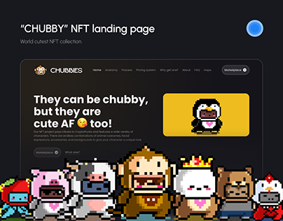 NFT Landing page Chubbies