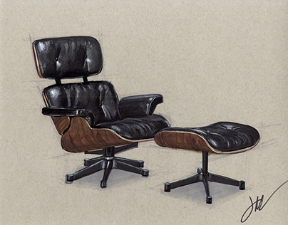 Eames Chair Drawing