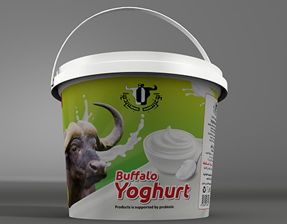 Label of yogurt