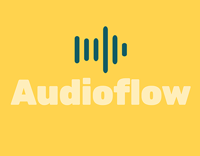 Audio flow logo reveal