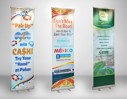 Pool Trade show Banners 2017