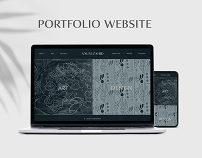 Anum Zahid - Portfolio Website Design & Development