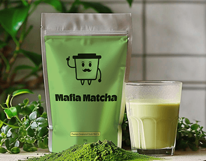 Mafia Matcha | Brand Identity, Packaging Design