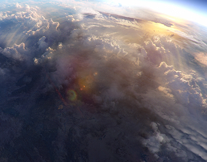 Matte Paintings for Red Bull Stratos