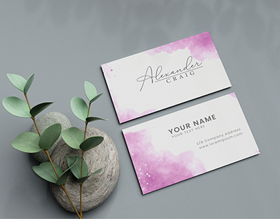 WATER COLOR BUSINESS CARD