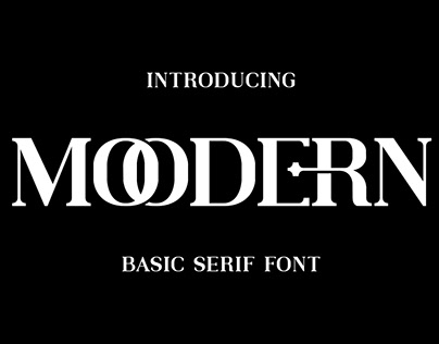 Moodern Display Font