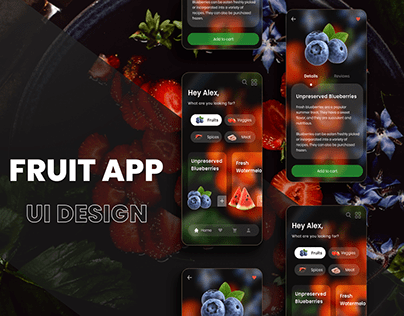 Fruit App UI Design