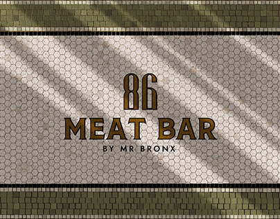 "86 Meat Bar" Branding