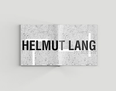 Editorial Design Concept for Helmut Lang