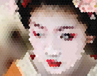 Pointillist Geisha