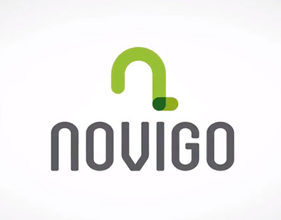 Animação de introdução da marca NOVIGO