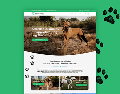 Doggy Brace - Branding and Website Design