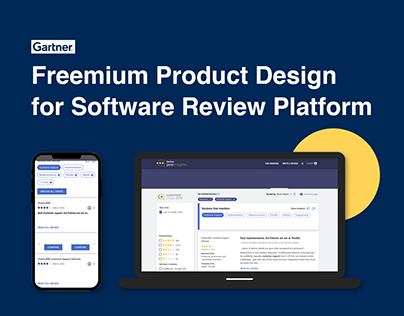 Freemium Product for Software Review Platform : Gartner