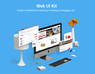 Finance Website UI Kit