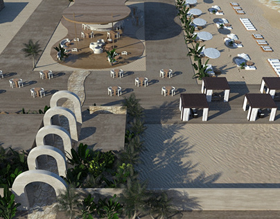 Minimal Beach Resort Design