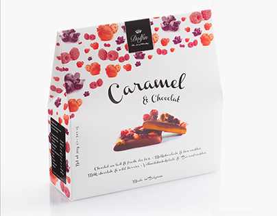 Dolfin - Caramel & Chocolate Packaging