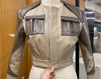 Leather jacket project/ denim prototype