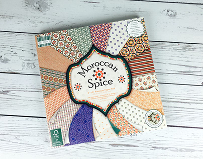 First Edition Moroccan Spice paper pad cover design