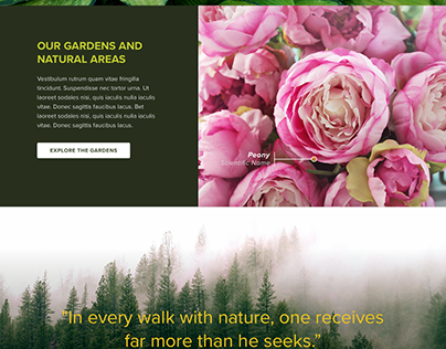 Cornell Botanic Gardens Site Rebrand