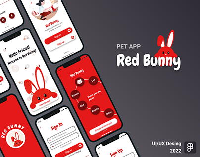 Red Bunny - Pet App