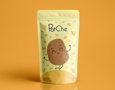 Design Packaging Potche ( French Fries )