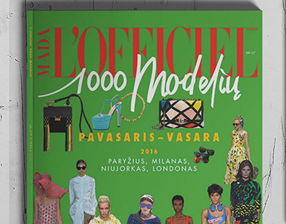 L'OFFICIEL Lithuania 1000 Models magazine